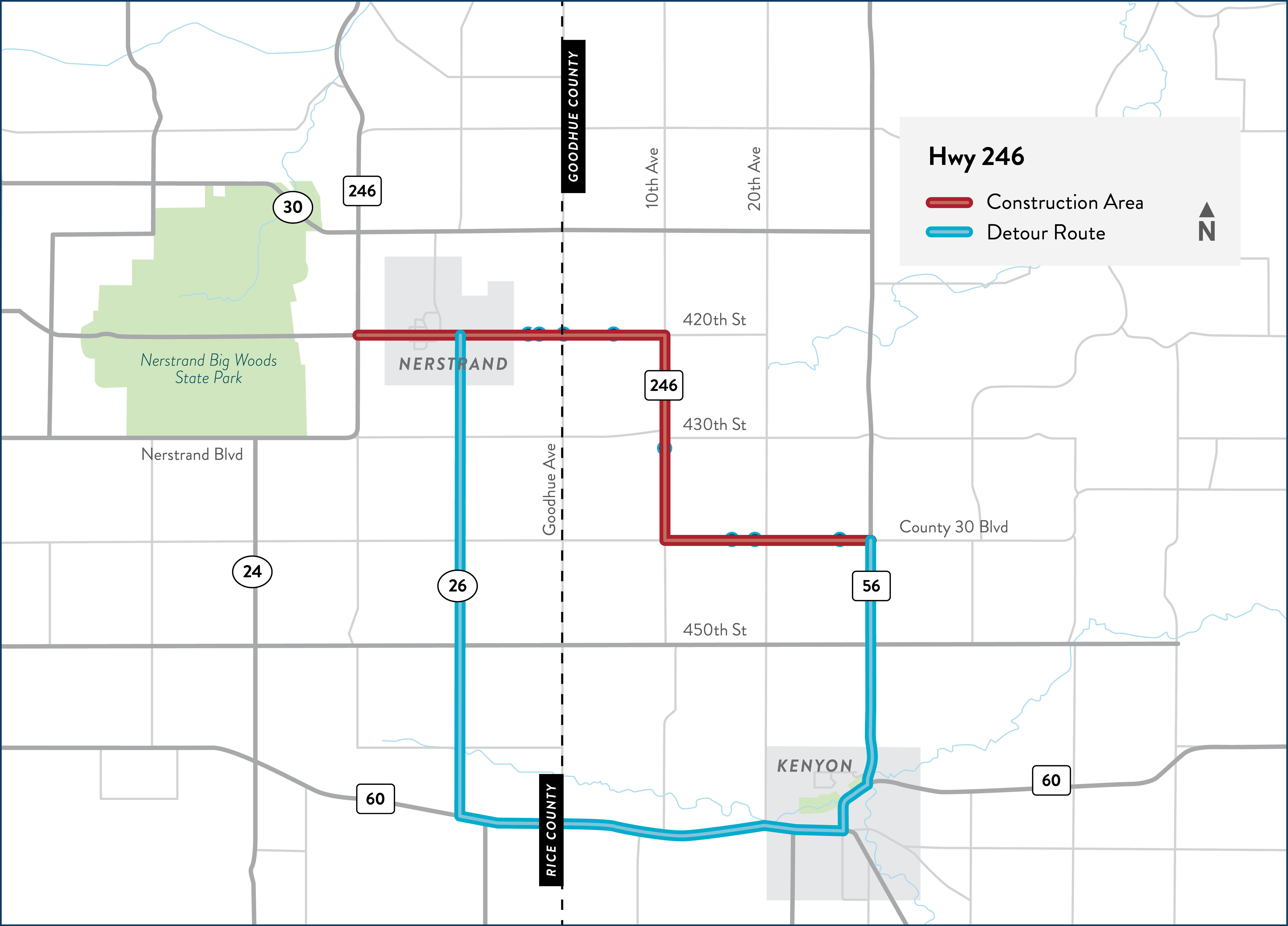 2022: Plan - Develop design options for termini, station stops, and street operations; Conduct environmental analysis; Assess funding opportunities; Select a “Locally Preferred” design option based on analysis and public feedback; Complete 15% design; Gather public feedback. 2023: Develop - Complete design and engineering; Complete environmental process and obtain permits; Secure project funding; Plan for construction; Gather public feedback; Secure right-of-way. 2024 - 2026: Build - Construct Highway 99 BRT project. 2026: Start of Service.